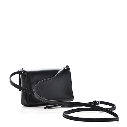 Fendi Shiny Nappa Rabbit Fur Crystal Flowerland Micro Buggie Baguette Black Mojito Multicolor 3 of 9