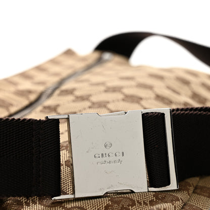 Gucci GG Monogram Double Pocket Belt Bag Dark Brown 11 of 14