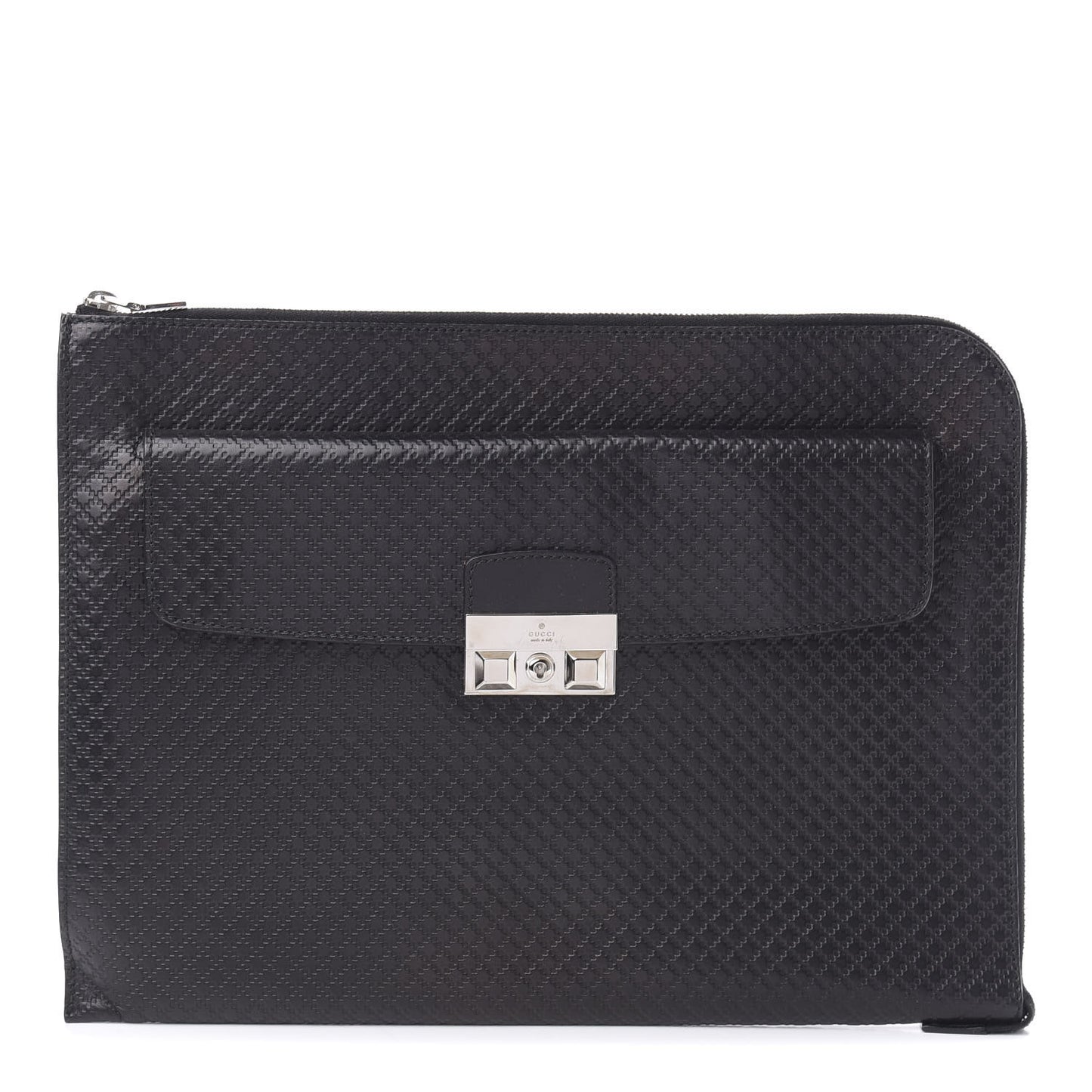 Diamante Travel Laptop Document Case Black