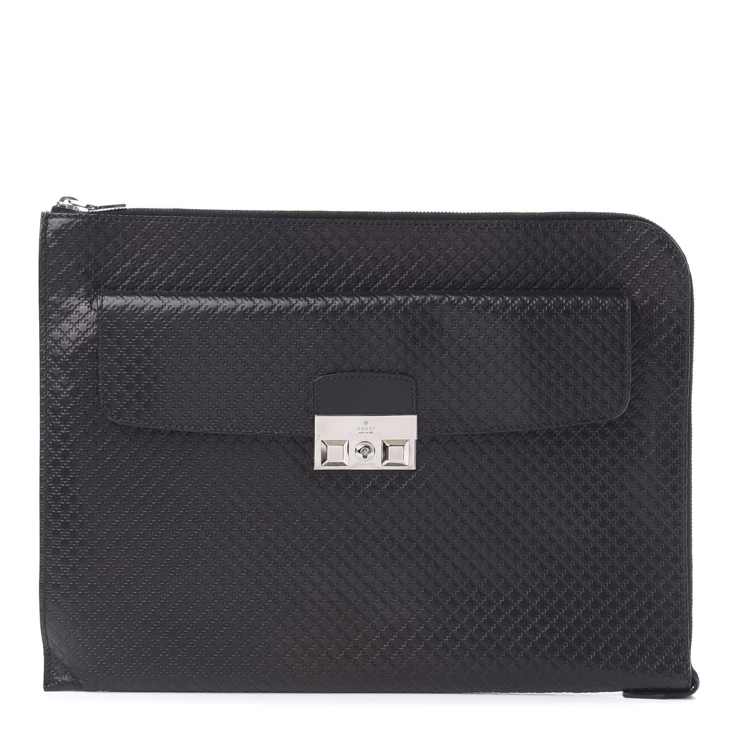 Gucci Diamante Travel Laptop Document Case Black 1 of 11