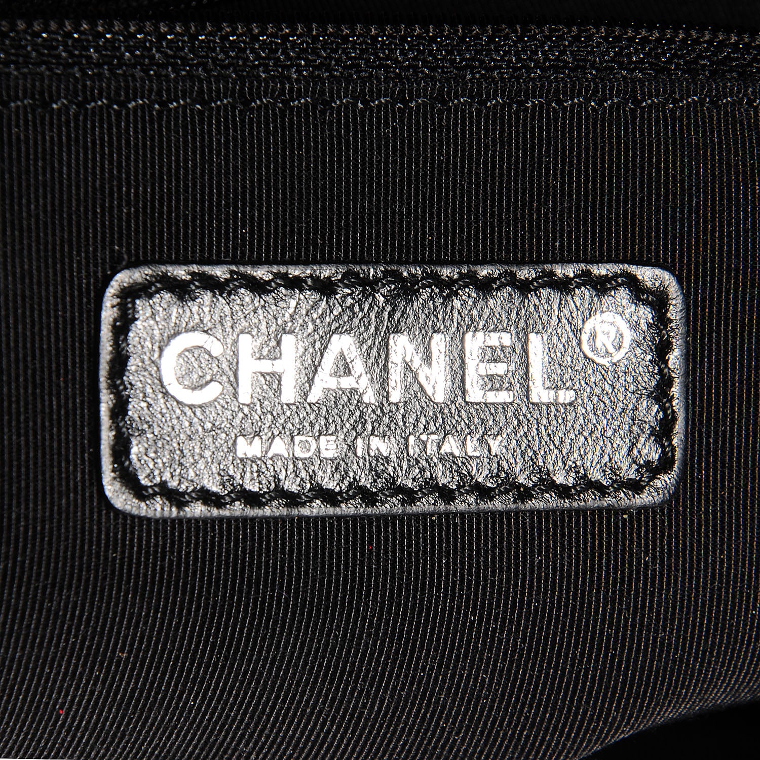 Chanel Grosgrain Stripy Mademoiselle Flap Bag Black White 6 of 7