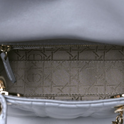 Christian Dior Metallic Lambskin Cannage Mini Lady Dior Grey 4 of 4