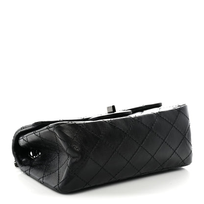 Chanel Aged Calfskin Quilted 2.55 Reissue Mini Flap So Black 4 of 11