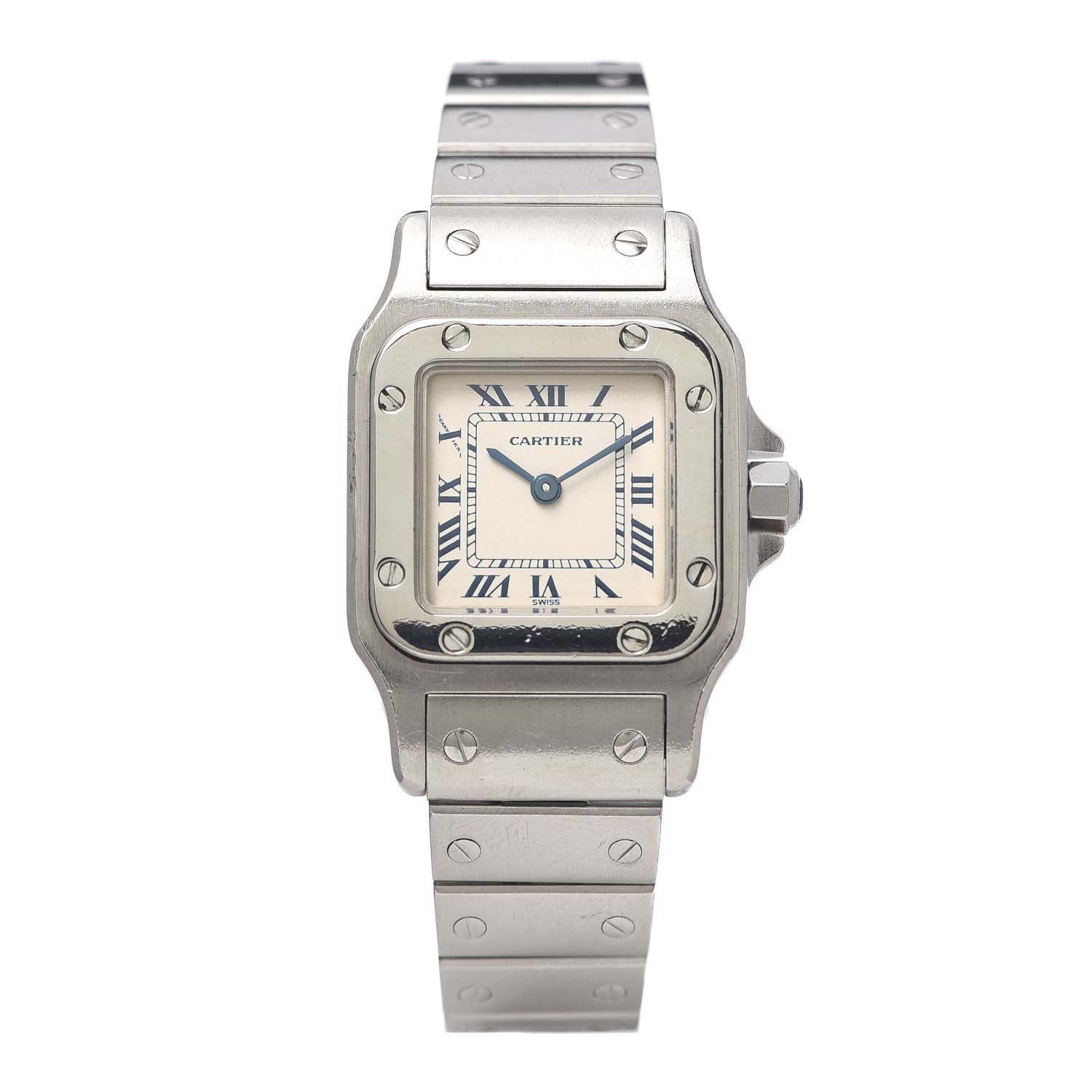 Cartier Stainless Steel 24mm Santos de Galbee Quartz Watch 1 of 5