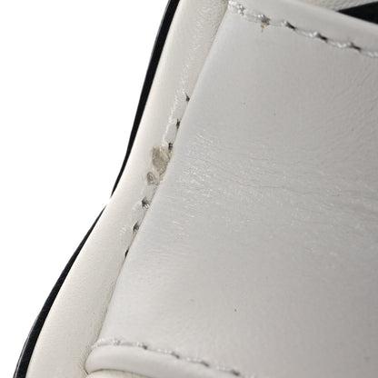 Louis Vuitton Lambskin Malletage Top Handle GO-14MM White Black 14 of 15