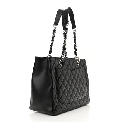 Chanel Caviar Quilted Grand Shopping Tote GST Black 3 of 11