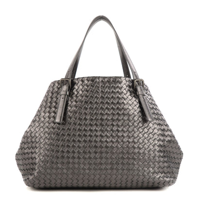 Bottega Veneta Grosgrain Intrecciato Large Seamless Tote Argento 1 of 8