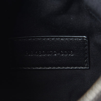 Saint Laurent Calfskin Matelasse Chevron Monogram Pouch Earth 7 of 8