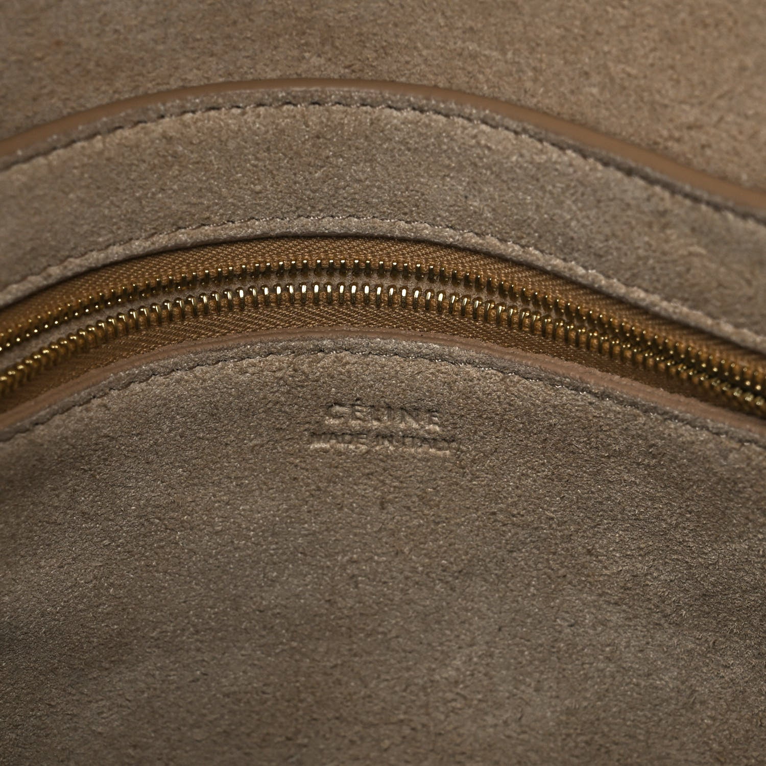 Celine Natural Calfskin Seau Sangle Bucket Bag Dune 6 of 9