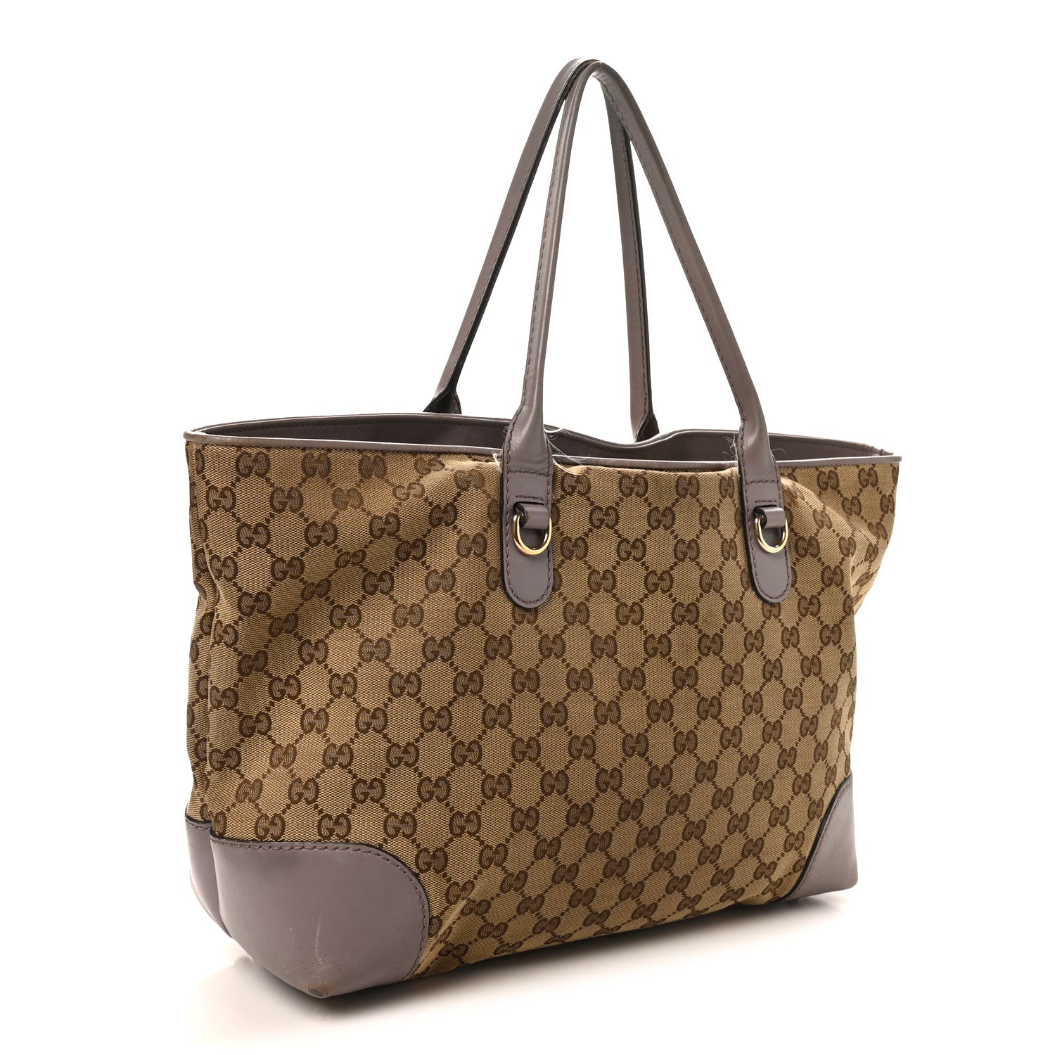 Gucci Monogram Large Heart Bit Charm Hobo Purple 3 of 15