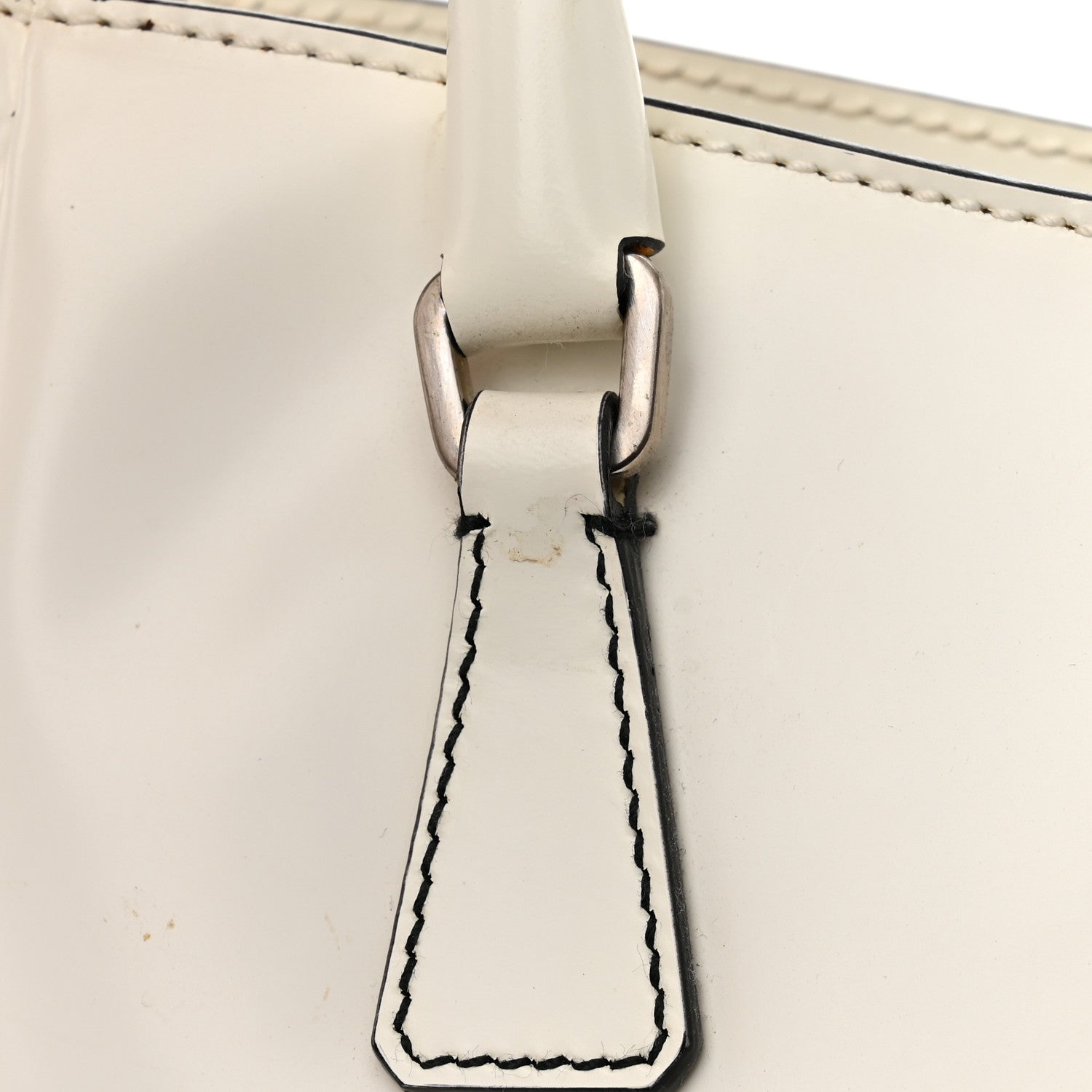 Prada Spazzolato Tote White 13 of 14
