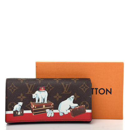 Louis Vuitton Monogram 2017 Christmas Animation Sarah Wallet 9 of 9