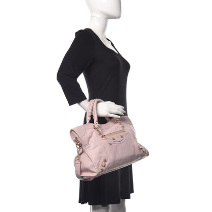 Balenciaga Agneau Giant 12 Gold Hardware City Rose Poudre Rose Petunia 2 of 14