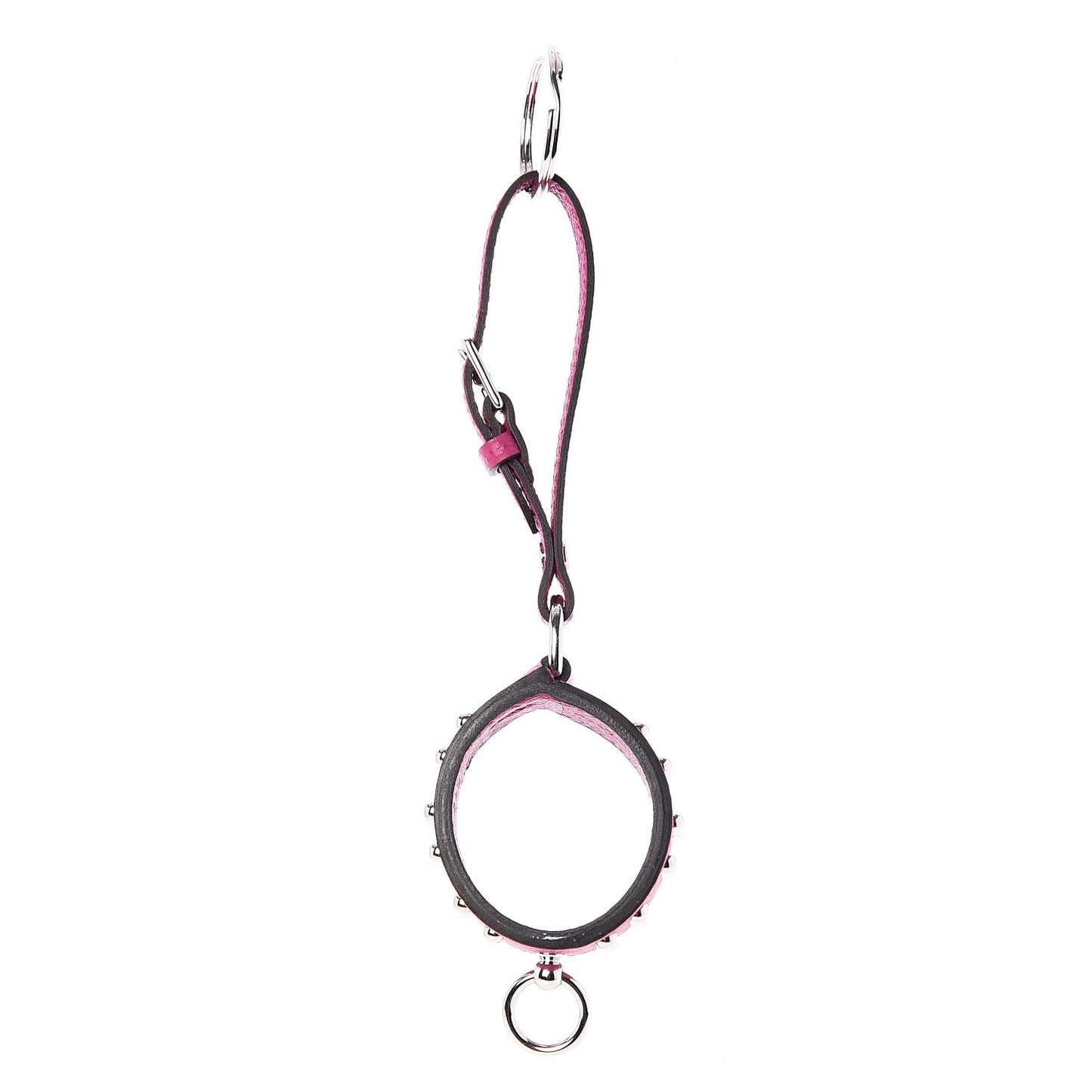 Epsom Collier de Chien Anneau Key Holder Rose Pourpre