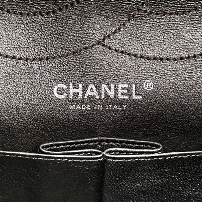 Chanel Metallic Aged Calfskin Quilted 2.55 Reissue 228 Flap Pewter 6 of 11