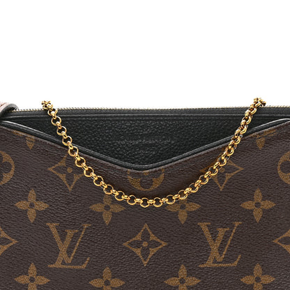 Louis Vuitton Monogram Pallas Clutch Black 5 of 11