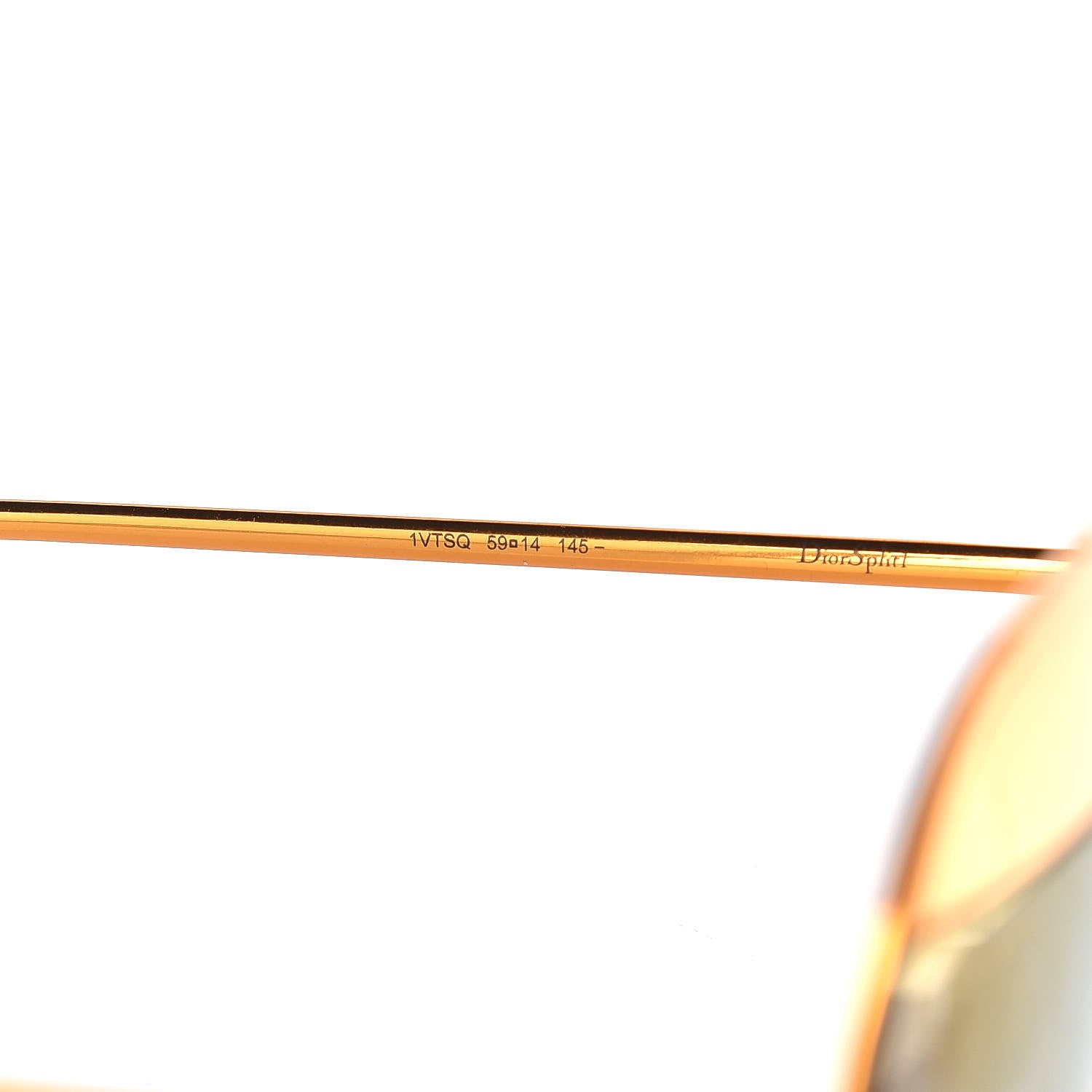 Christian Dior Split 1 Aviator Sunglasses Gold 5 of 7