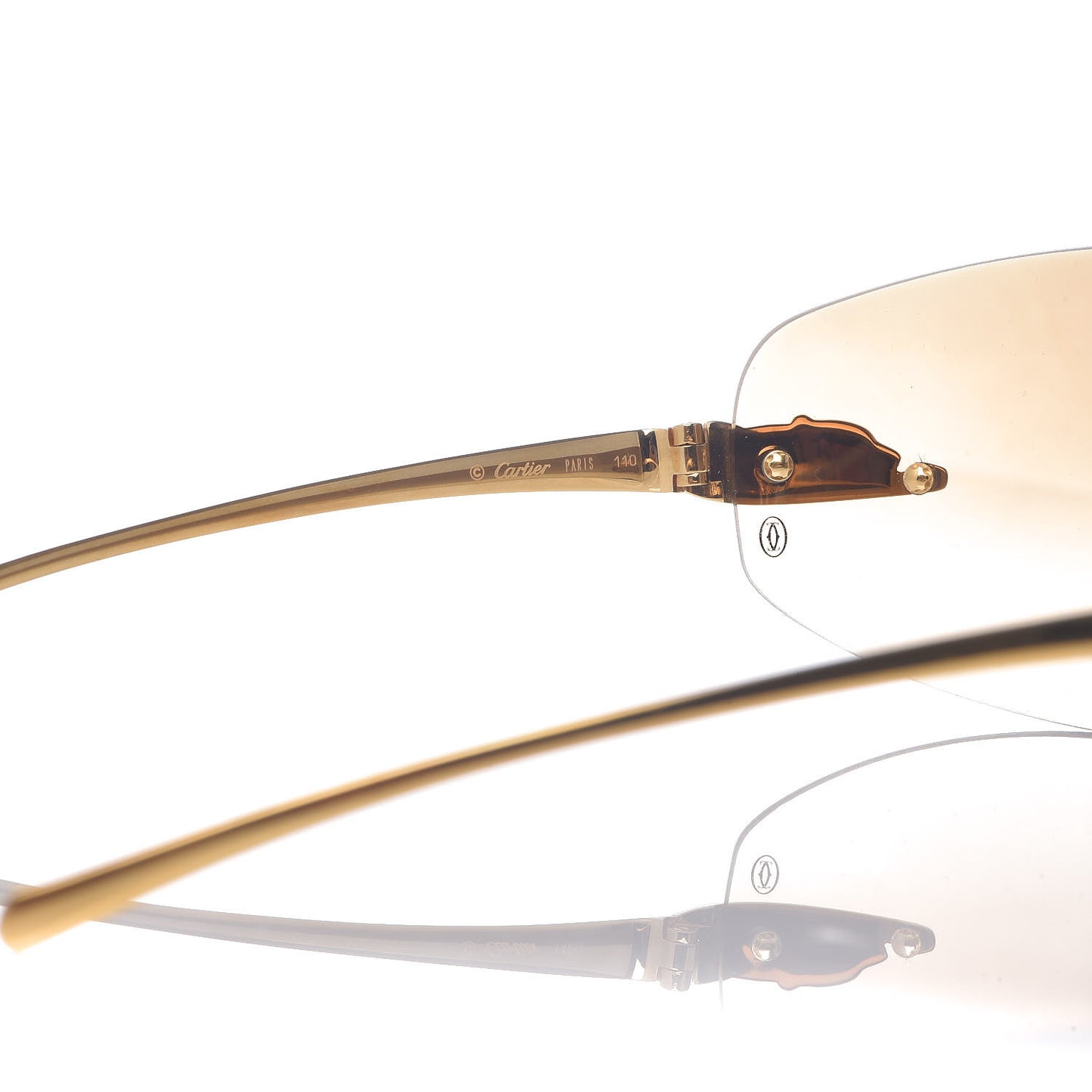Panthere De Sunglasses Gold