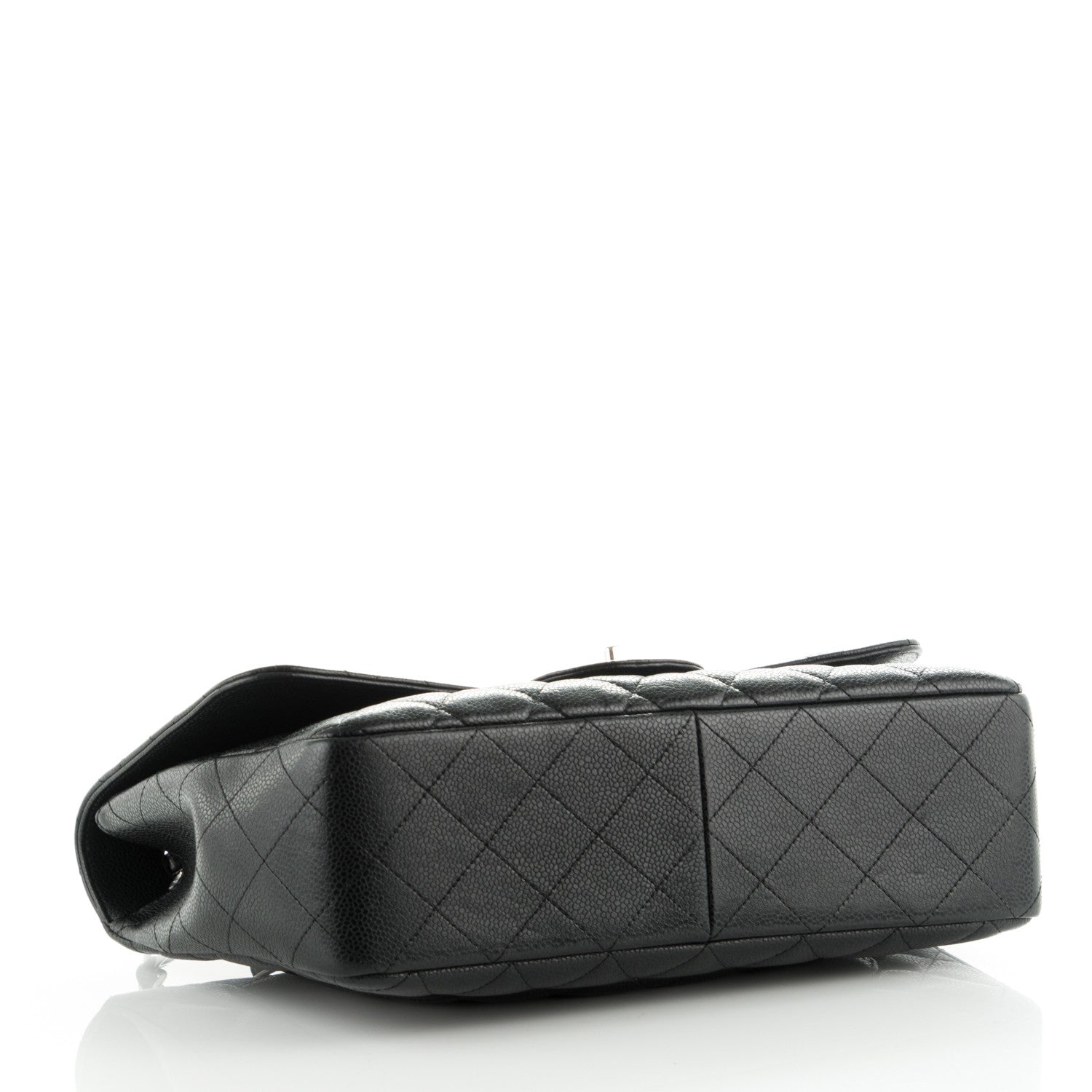 Chanel Caviar Quilted Jumbo Single Flap Black 4 of 8