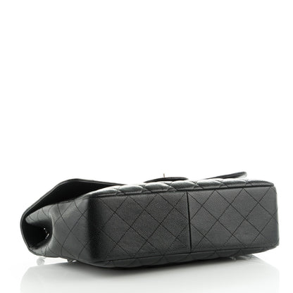 Chanel Caviar Quilted Jumbo Single Flap Black 4 of 8