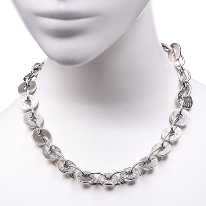 Tiffany Sterling Silver 1837 Circle Necklace 2 of 4