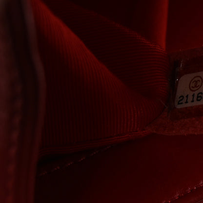 Chanel Lambskin Quilted Small Boy Flap Red 7 of 10
