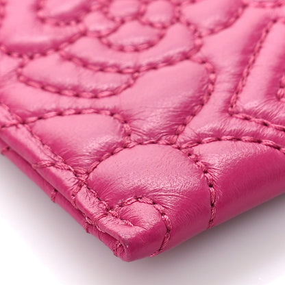 Chanel Caviar Quilted Card Holder Pink 9 of 10