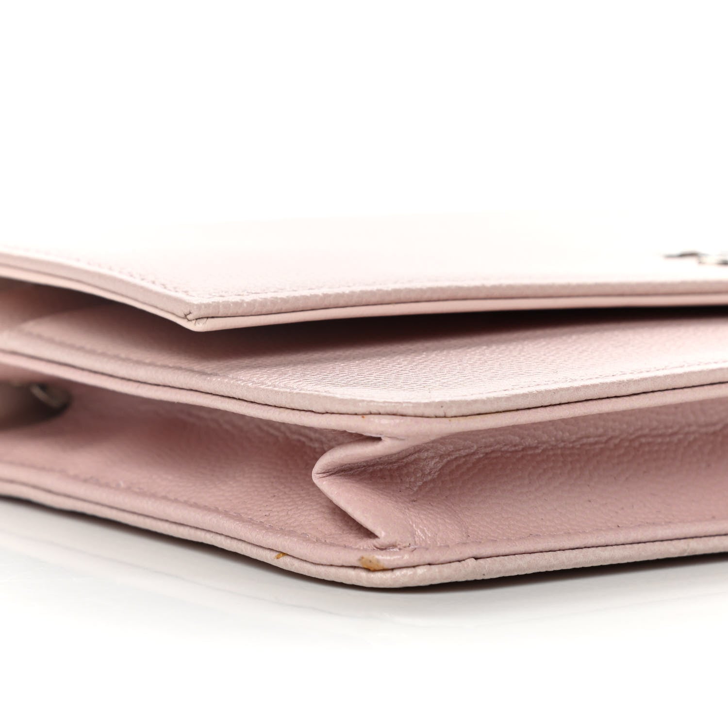 Chanel Caviar Sevruga Wallet On Chain WOC Pink 12 of 15