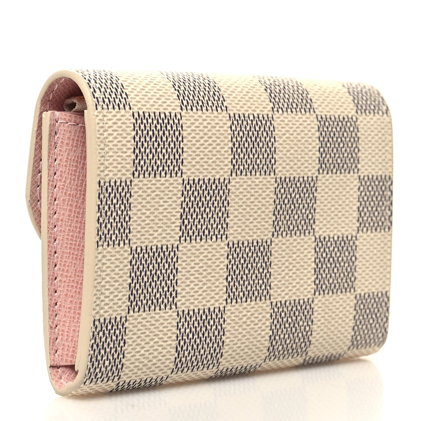 Damier Azur Rosalie Coin Purse Rose Ballerine
