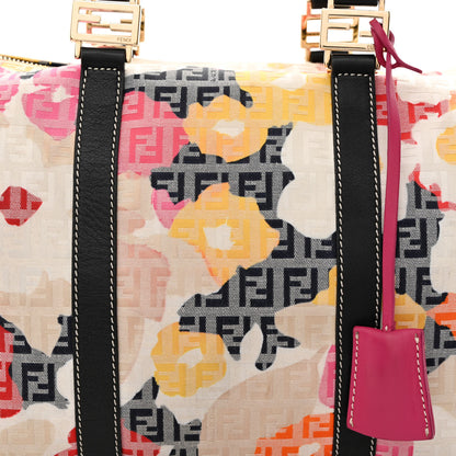 Fendi Zucchino Vitello Floral Forever Boston Beige Multicolor 8 of 12