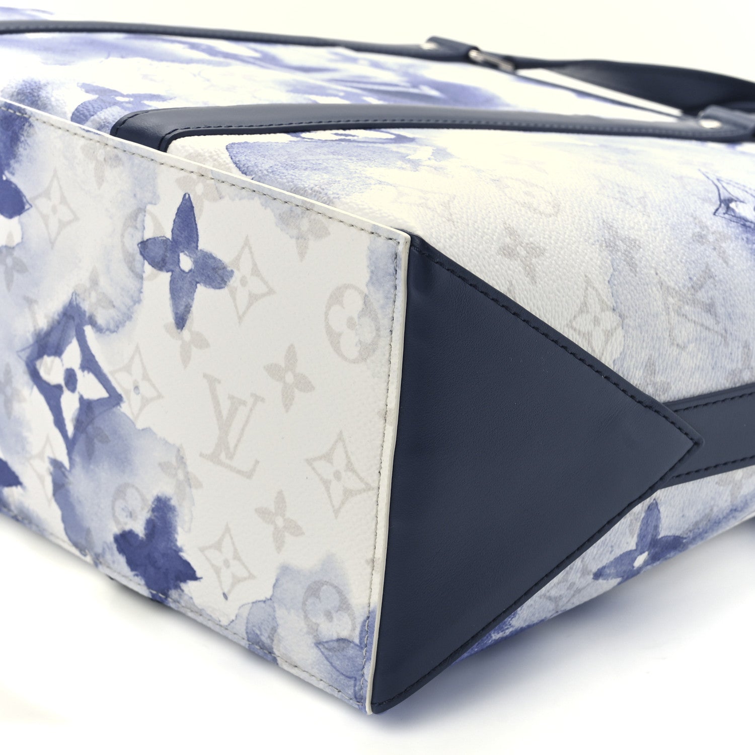 Louis Vuitton Monogram Watercolor Weekend Tote PM Blue 13 of 14