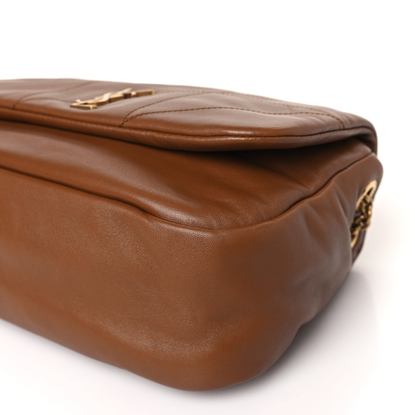 Lambskin Matelasse Monogram Small Jamie 4.3 Light Fox