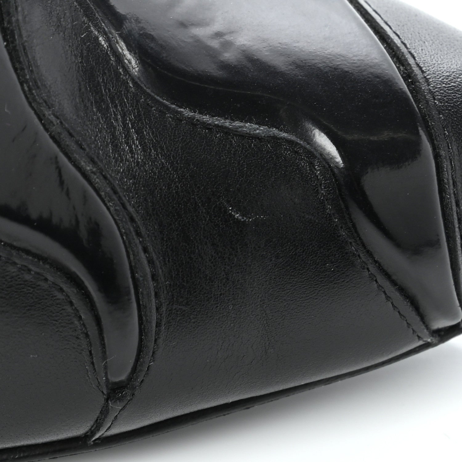 Louis Vuitton Patent Calfskin Monogram Fireball Ankle Boots 39 Black 11 of 12