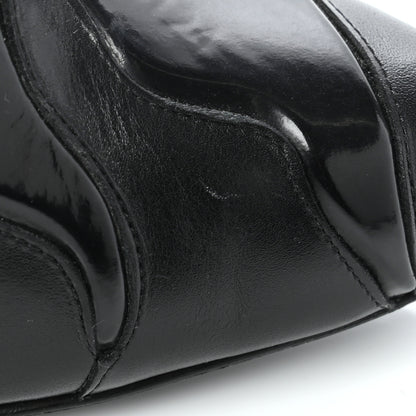 Louis Vuitton Patent Calfskin Monogram Fireball Ankle Boots 39 Black 11 of 12