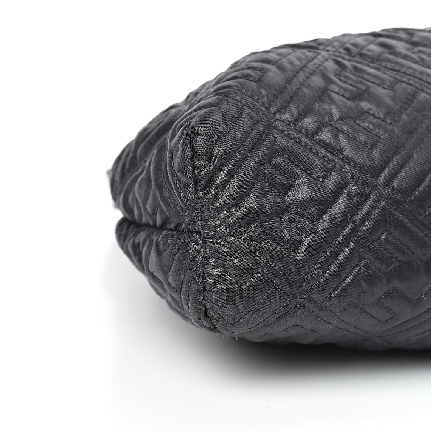 Nylon FF Embroidered Chef Hobo Black