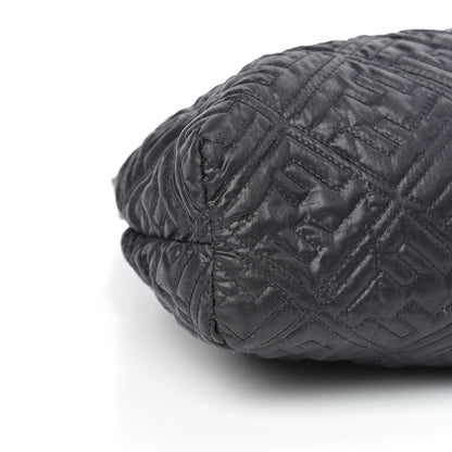Fendi Nylon FF Embroidered Chef Hobo Black 9 of 15