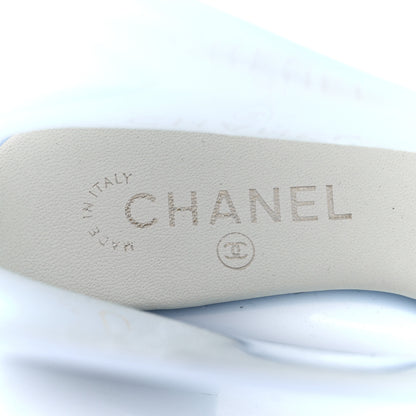 Chanel Rubber Rain Boots 38 Light Blue 7 of 7