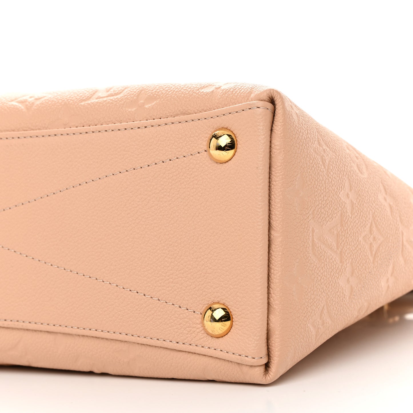 Empreinte V Tote MM Beige Rose Creme