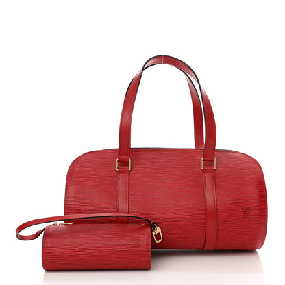 Louis Vuitton Epi Soufflot Castillan Red 3 of 18
