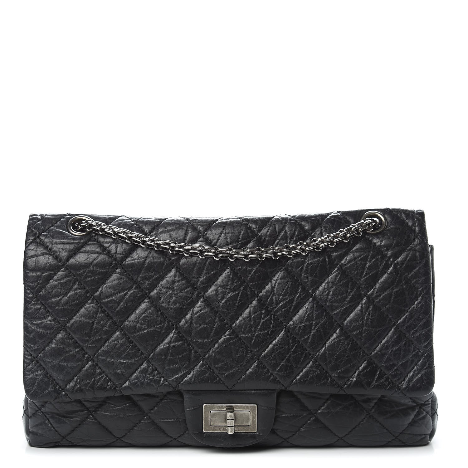 Chanel Aged Calfskin Quilted 2.55 Reissue 227 Flap Black 1 of 17