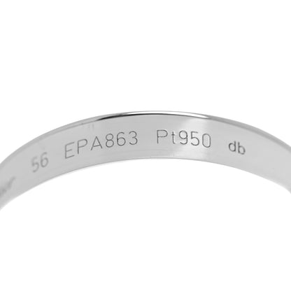 Cartier Platinum 3mm C De Cartier Wedding Band Ring 56 7.5 5 of 5