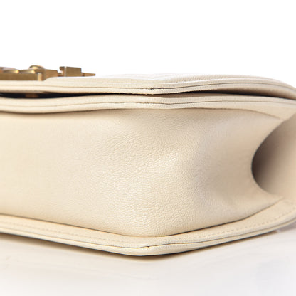 Chanel Caviar Quilted Small Boy Flap Ivory 9 of 11