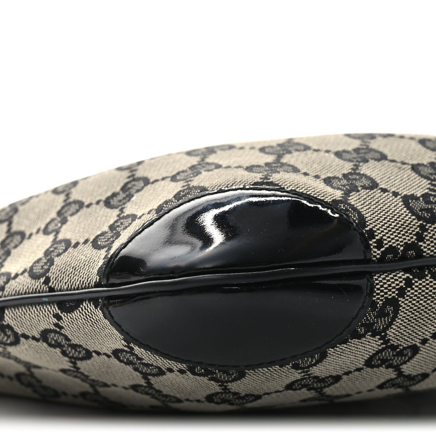 Monogram Patent Small Hobo  Black