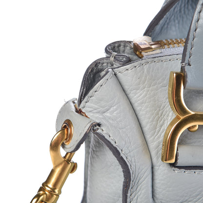 Chloe Calfskin Medium Marcie Satchel Cloudy Blue 12 of 13