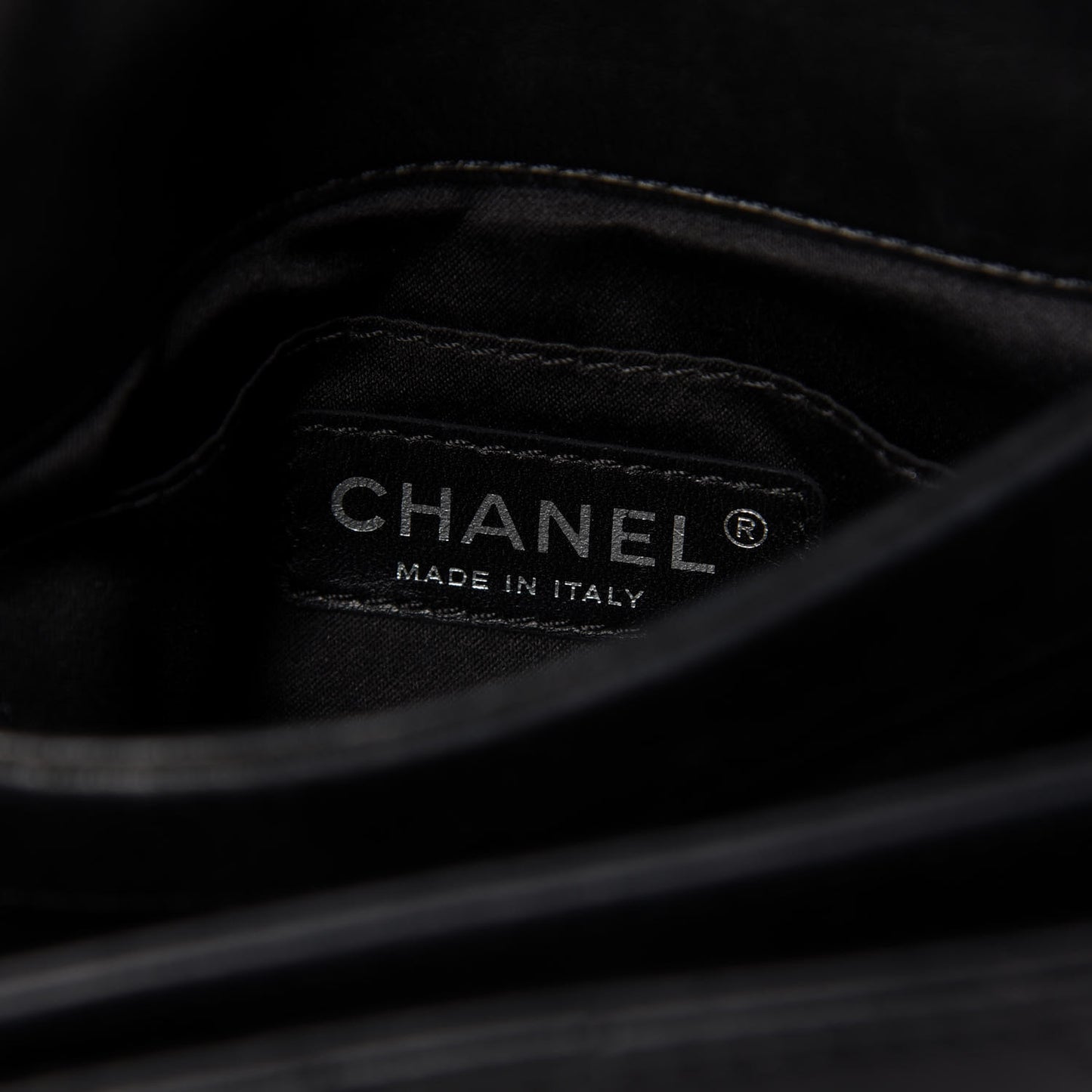 Lambskin Quilted Mini Chanel 3 Flap Black