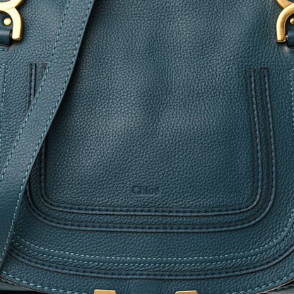 Chloe Calfskin Medium Marcie Satchel Navy 7 of 9