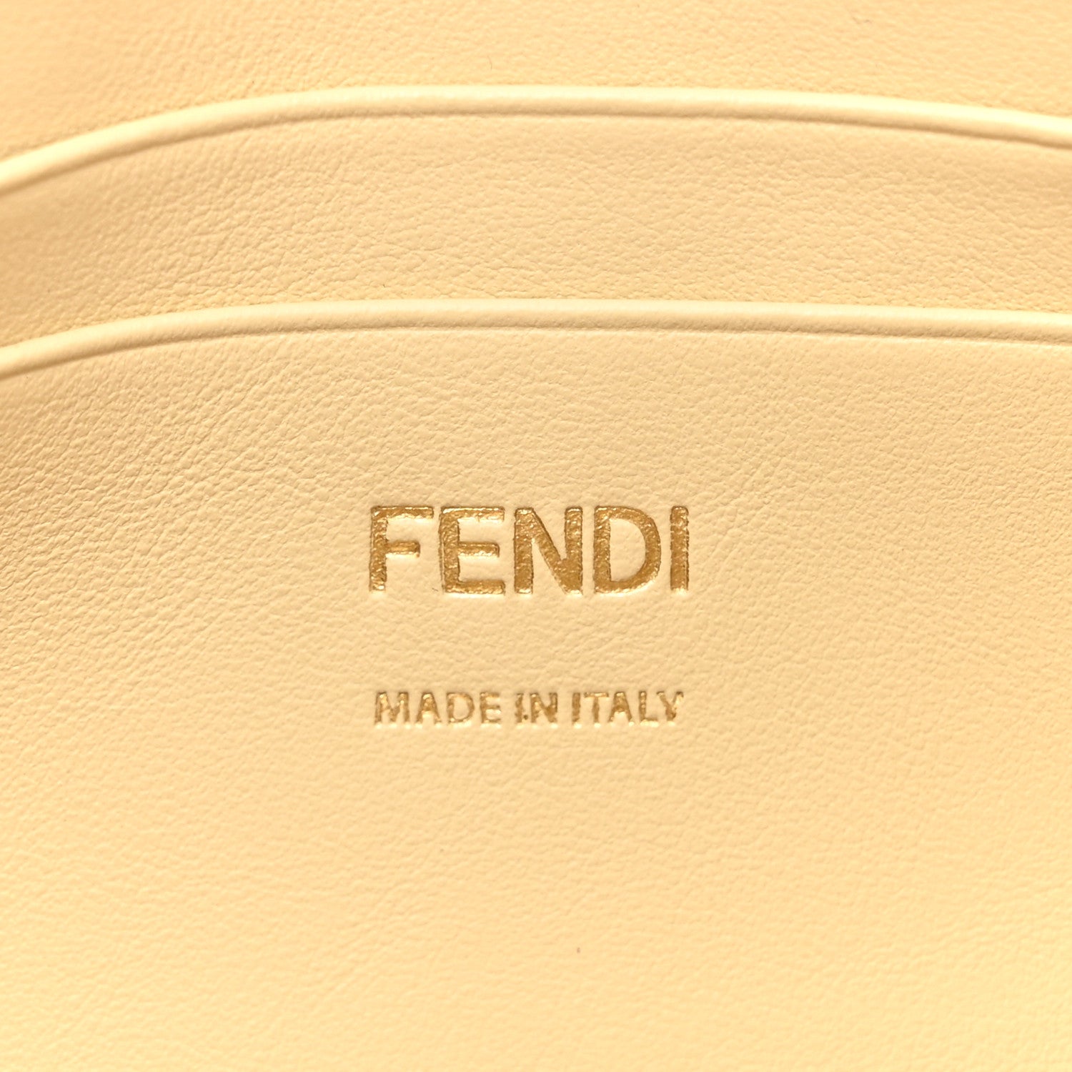 Fendi Ricamo Sequin Paillettes Vitello Grace FF Mini Baguette Oro Chiaro 6 of 10