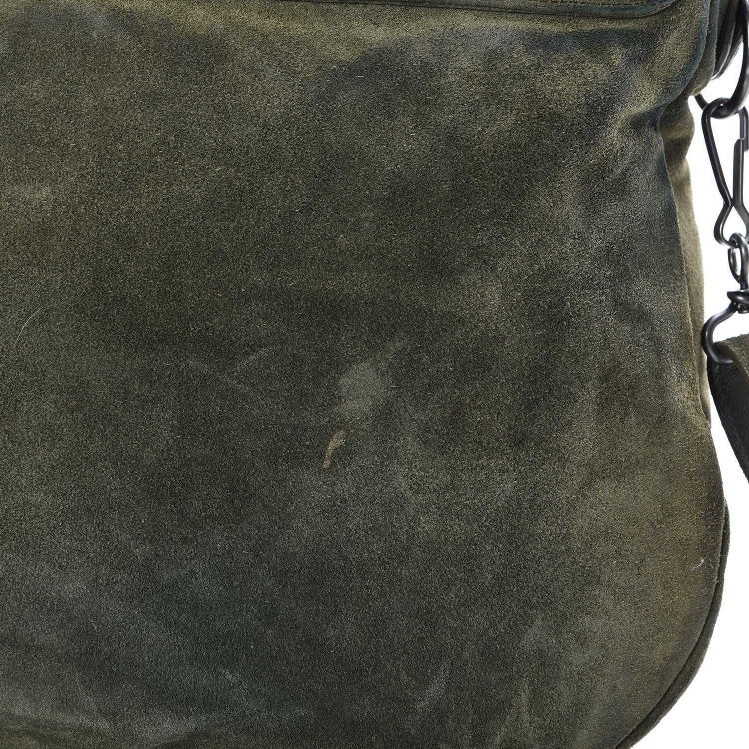 Balenciaga Suede Baby Daim Folk Messenger Green 8 of 10
