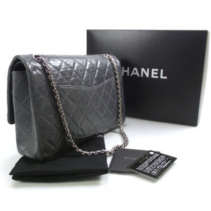 Chanel Distressed Leather 50th Anniversary 2.55 Reissue 226 Flap Grey 3 of 10