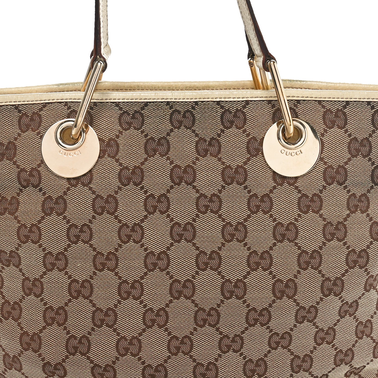 Gucci Monogram Eclipse Tote White 9 of 11